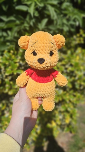 Handmade crochet teddy bear - handmade,