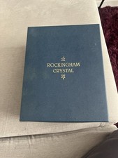 Rockingham Crystal Wine Glasses Winchester Pair of Glasses. Boxed
