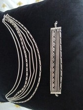 M&S jewellery silver colour