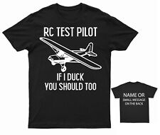 RC Test Pilot If I Duck You Should Too T-Shirt  Aeroplane Graphic Tee