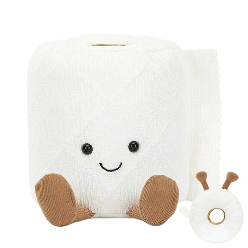 Toilet paper plush doll roll - toilet,