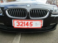 TRADE PLATE HOLDERS CLIP ON TYPE FOR COVERING NUMBER PLATES 2 PLATE SET