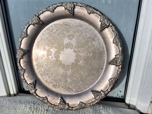 Vintage silver plated grape - vintage,