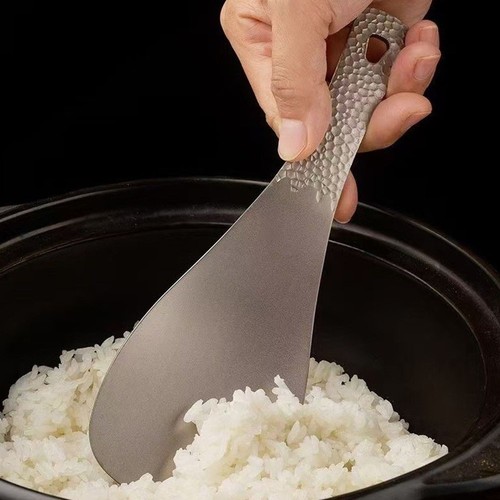 Stainless steel rice paddle - stainless,