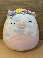 Squishmallows Rosie The Spotted Pig & Floral Crown Plush Cute 7.5 inch 19cm Gift