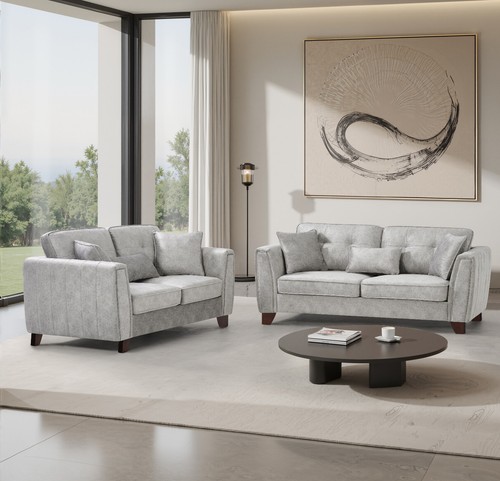 Faux suede sofa seater - faux,