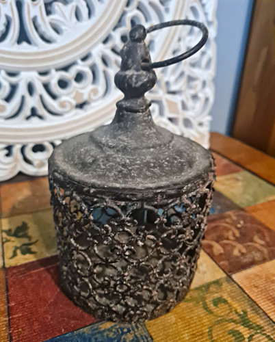 Rustic brown metal decorative