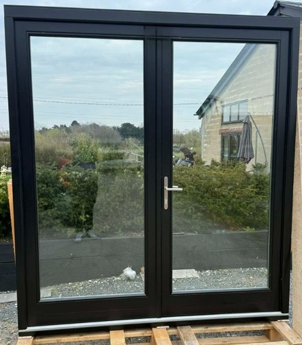 French doors jet black - french,