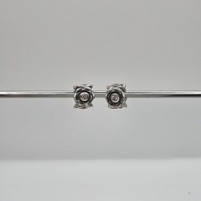 Pandora Charm 2x Pair Pink Rose Petals Flower Spacer Genuine ALE 925 790316PCZ