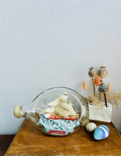 Vintage ship bottle the - vintage, bottle.