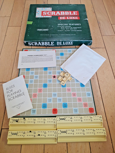 Scrabble luxe board - scrabble,