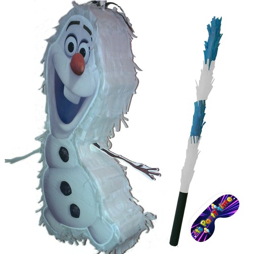 Snowman piñata happy birthday - snowman,
