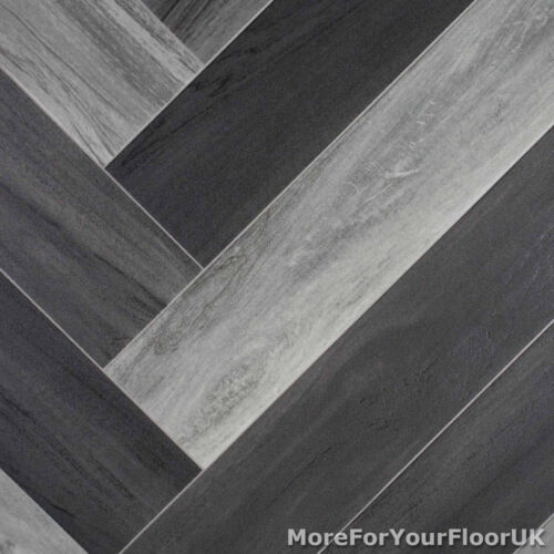 Grey parquet wood vinyl - grey,