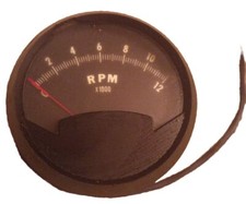 NOS - Vintage Westach 12000 RPM Tachometer 6 & 12 Volt