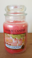 Yankee candle Cherry Lemonade Large Jar candle Retired fragrance 623g 110-150hrs