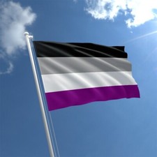 ASEXUAL PRIDE FLAG 5ft x 3ft