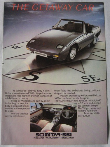 1986 reliant scimitar ss1 - 1986,