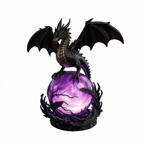 Dragon lamp tabletop - lamp,