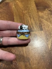 Limoges Mini White Cat