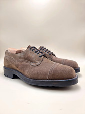 RARE BNIB CHEANEY Veldtschoen Cairngorm Brown Janus Suede Shoes UK 8 US 9 EU 42