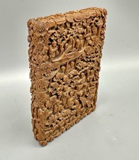 19thC Chinese Carved Wood