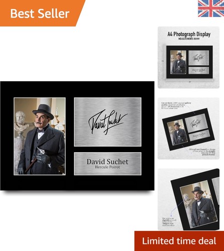 David suchet signed - signed, a4