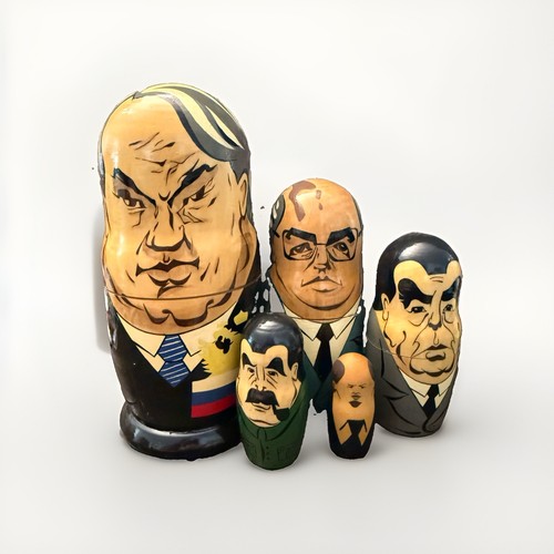 Vintage russian matryoshka - vintage,