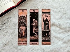 Tarot Bookmark Set Major Arcana Bookmarks Gothic Witchy Gift for Readers (Part1)