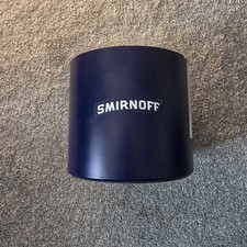 Vintage Smirnoff Blue Vodka Ice Bucket Home Bar - Original Box