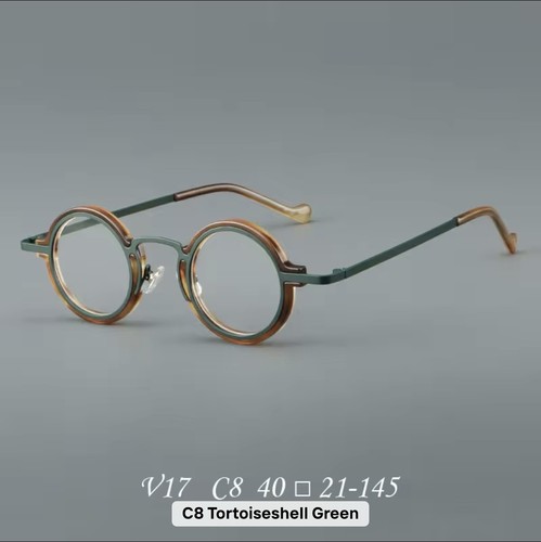 Women vintage round eyeglasses - round,