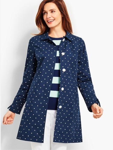 Talbots dot print - talbots, cotton