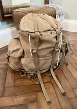 British Army WW2 Commando Rucksack Bergan Bag SAS Para Rogue Heroes Khaki Sturdy