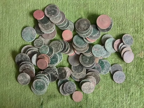 Old damaged coins job lot