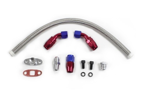 Oil return turbocharger line - oil,