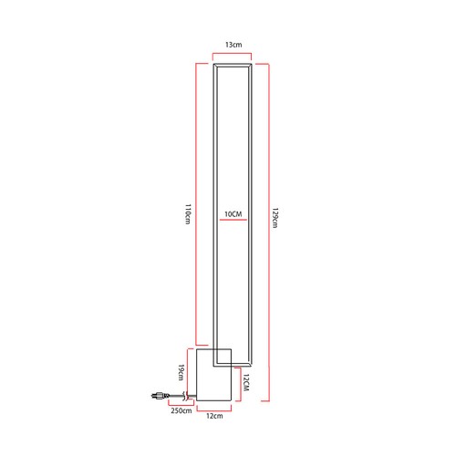 Modern tall art led - modern,