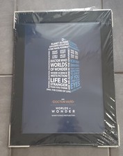 Doctor Who exhibition worlds of wonder tardis official A3 Print framed 