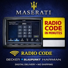 Maserati Anti-Theft Radio Code