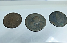 George II Half Penny Coins x3