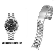 Solid Stainless steel watchband 20mm for omega speedmaster