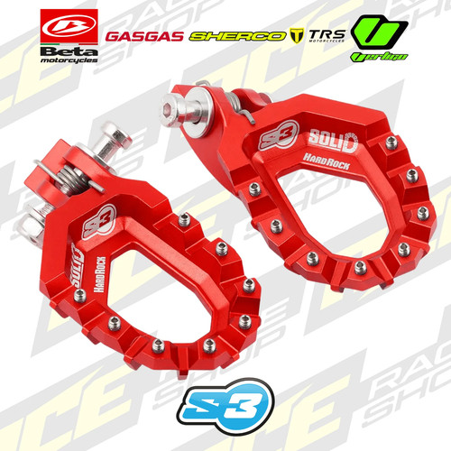 Trials foorpegs footrests - s3,