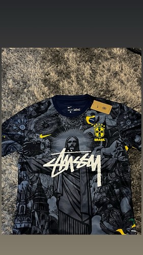 Nike stussy brazil jersey - stussy,