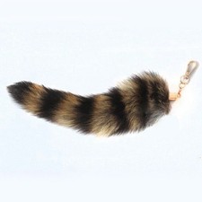 Furry Fox Tail Keychain 28cm