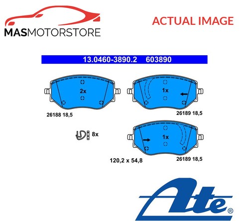 Brake pads set braking - braking, pad
