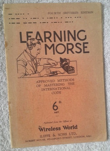 Learning morse code - learning, booklet