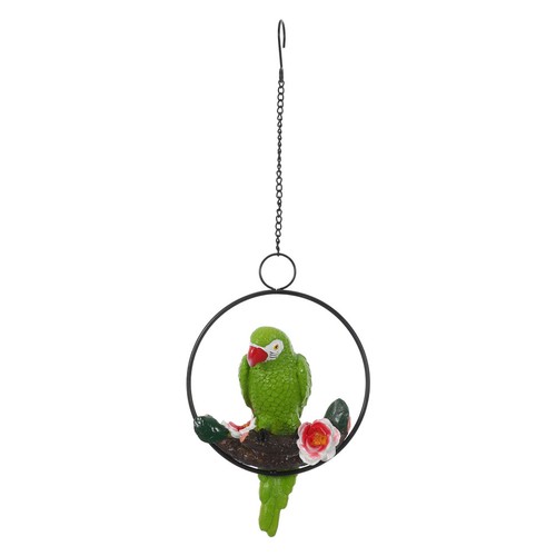 Parrot hanging statue garden - parrot,