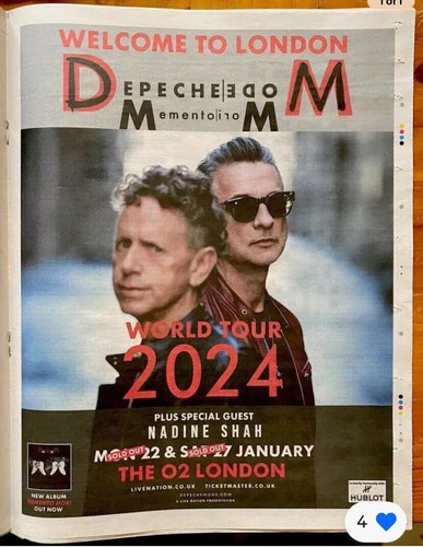 Depeche mode live - mode, dates