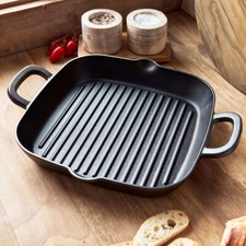 Grill Pan Non Stick Griddle Frying Pouring Lips Induction Skillet Cooking Steak