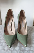 Giamarco Lorenzi Stilletto  Heel Court Shoes - Sage Green - EU39