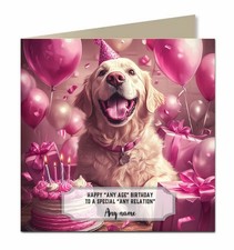 Personalised birthday card for - personalised,