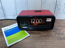 Vintage SEIKO Flip Clock Red
